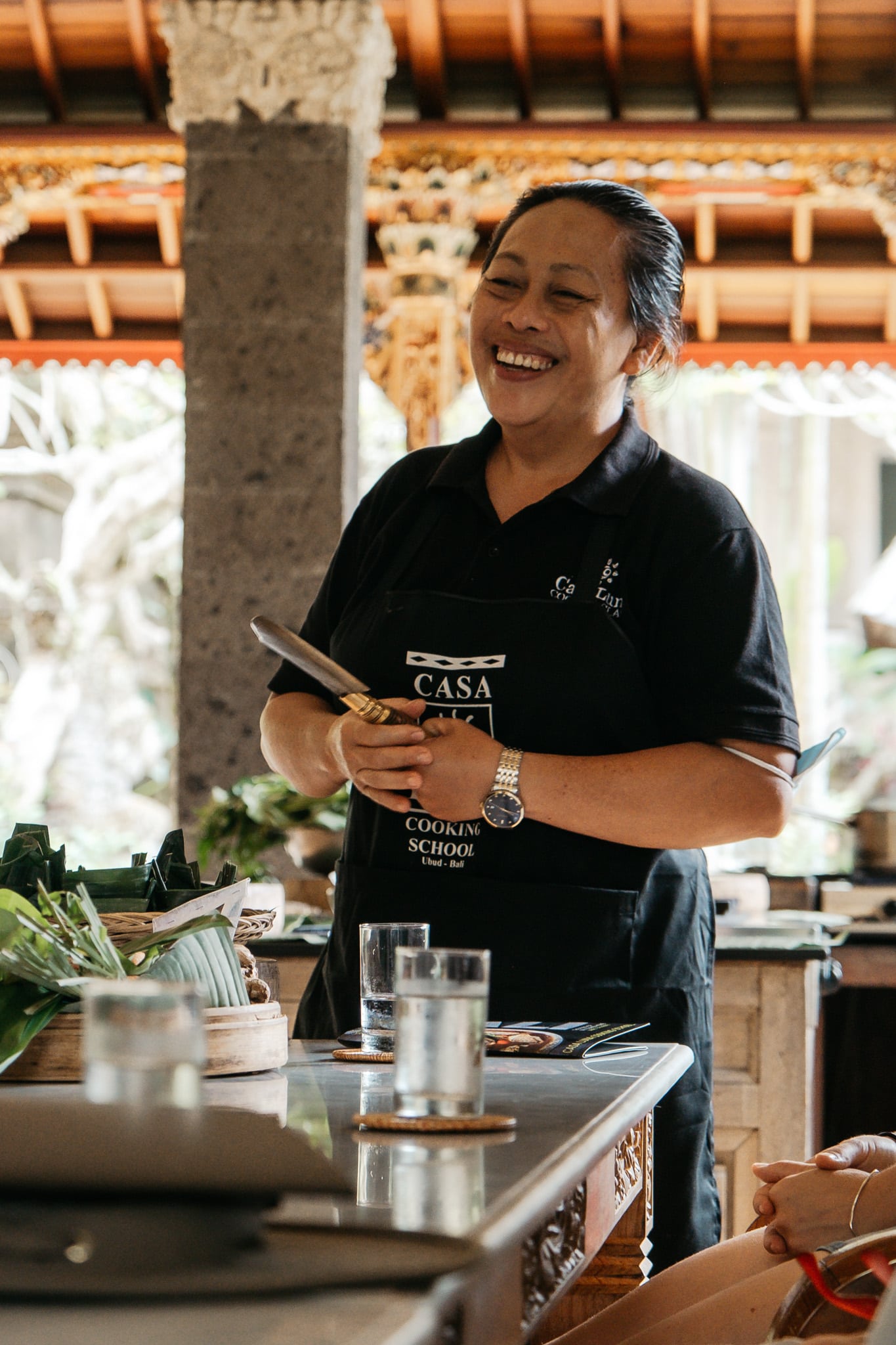 que faire a ubud : cours de cuisine casa luna