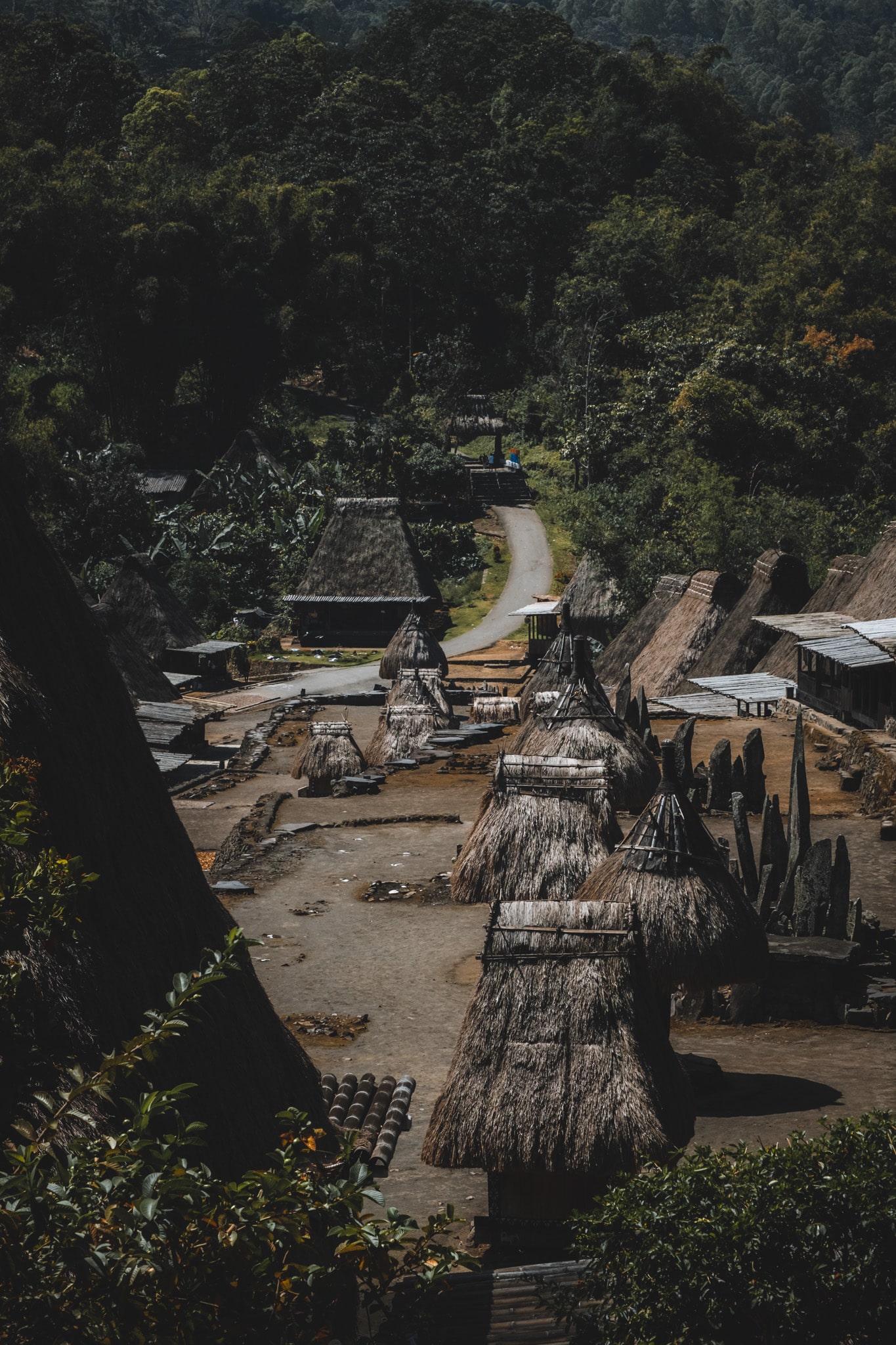Le village de Bena dans la région de Bajawa
