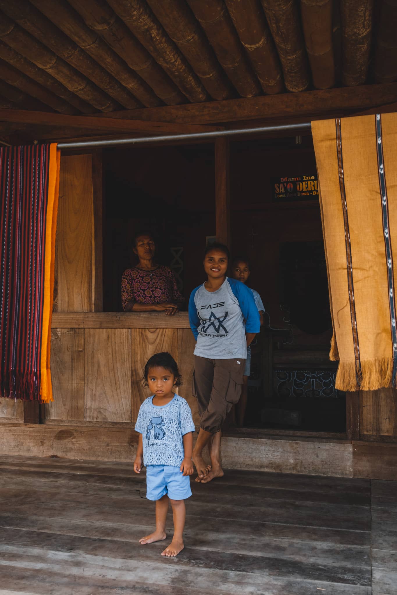 Famille de Luba, Ngada, Bajawa Flores