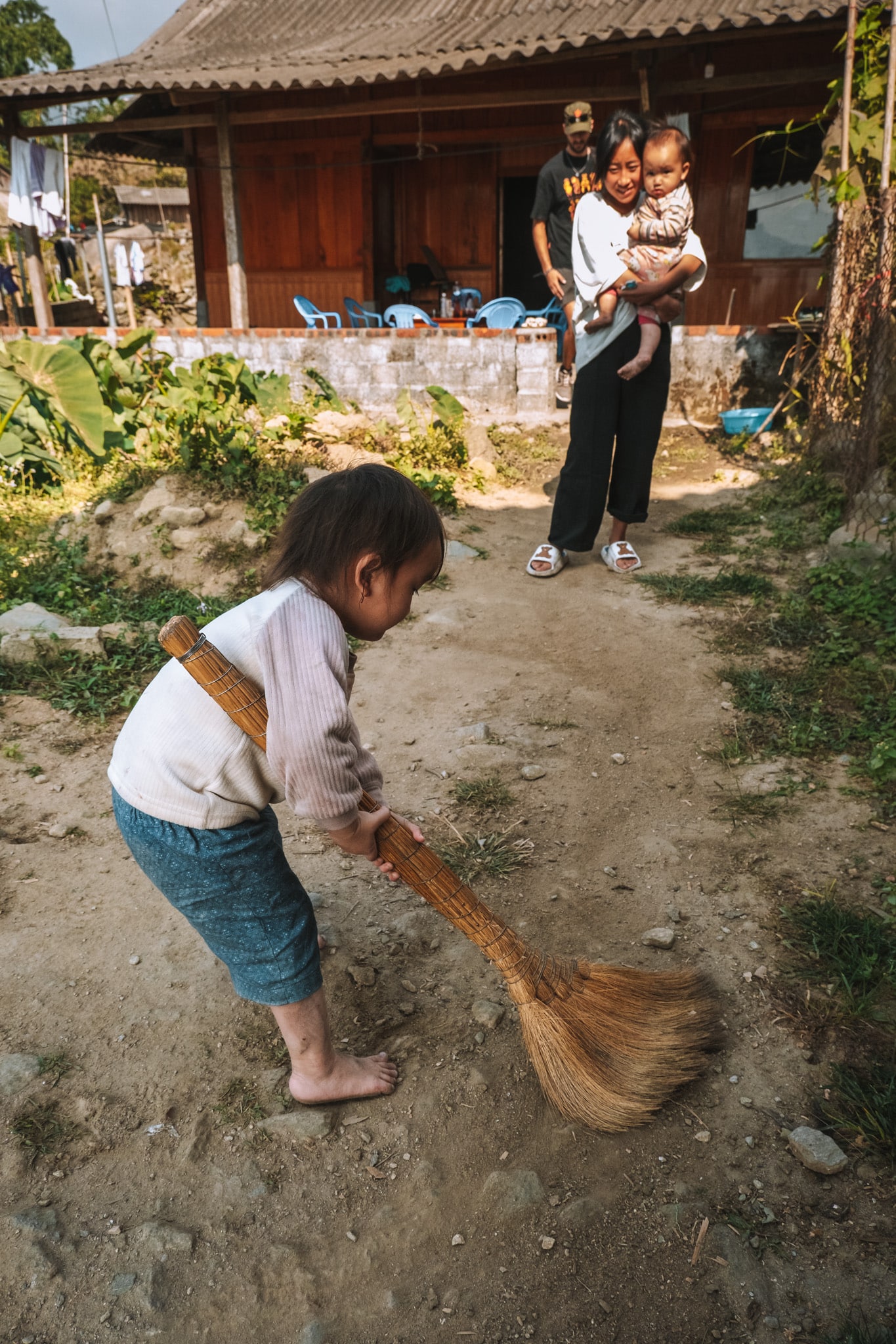 partage avec famille vietnam sapa