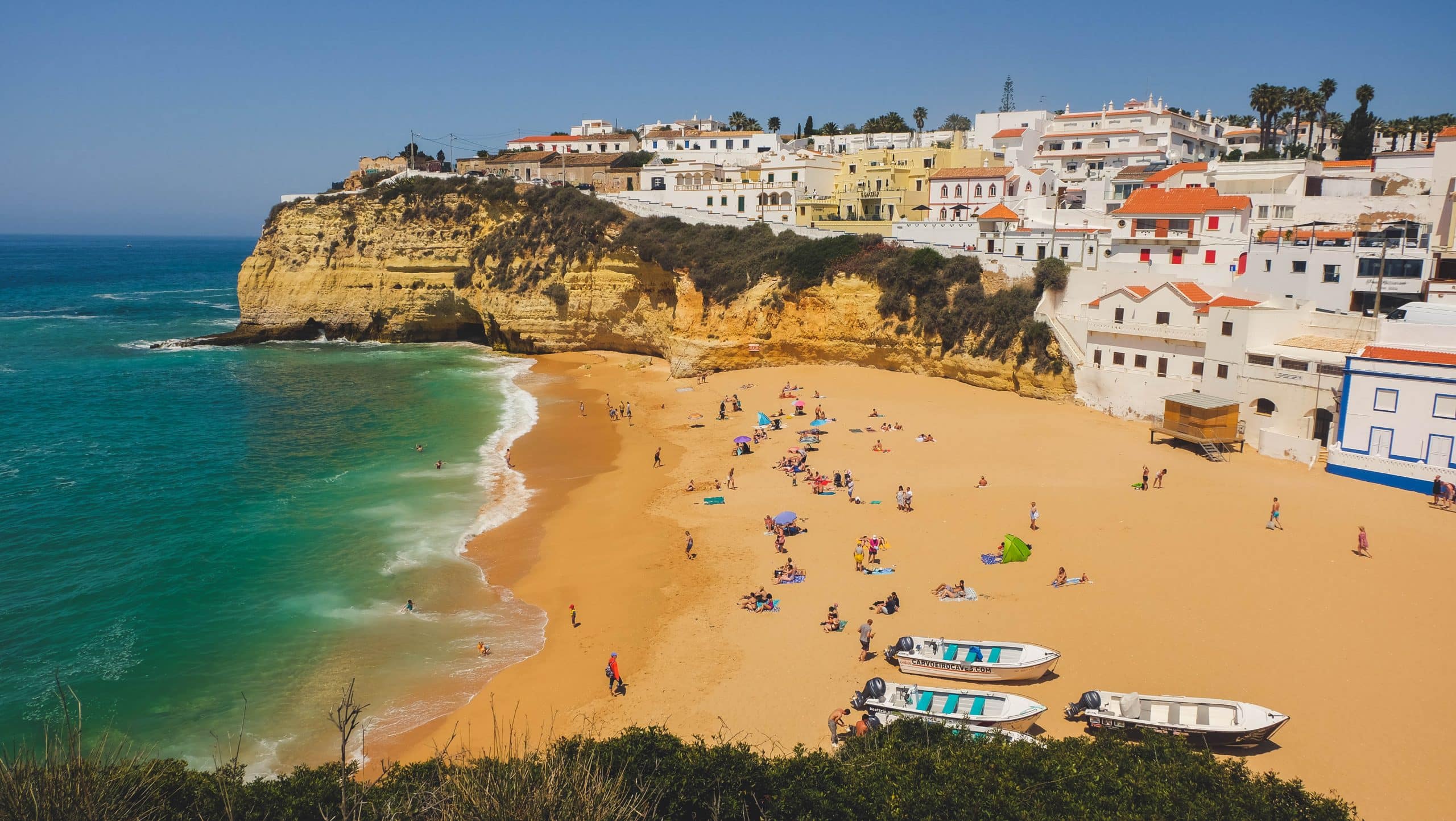 plage de carvoiero road trip algarve portugal