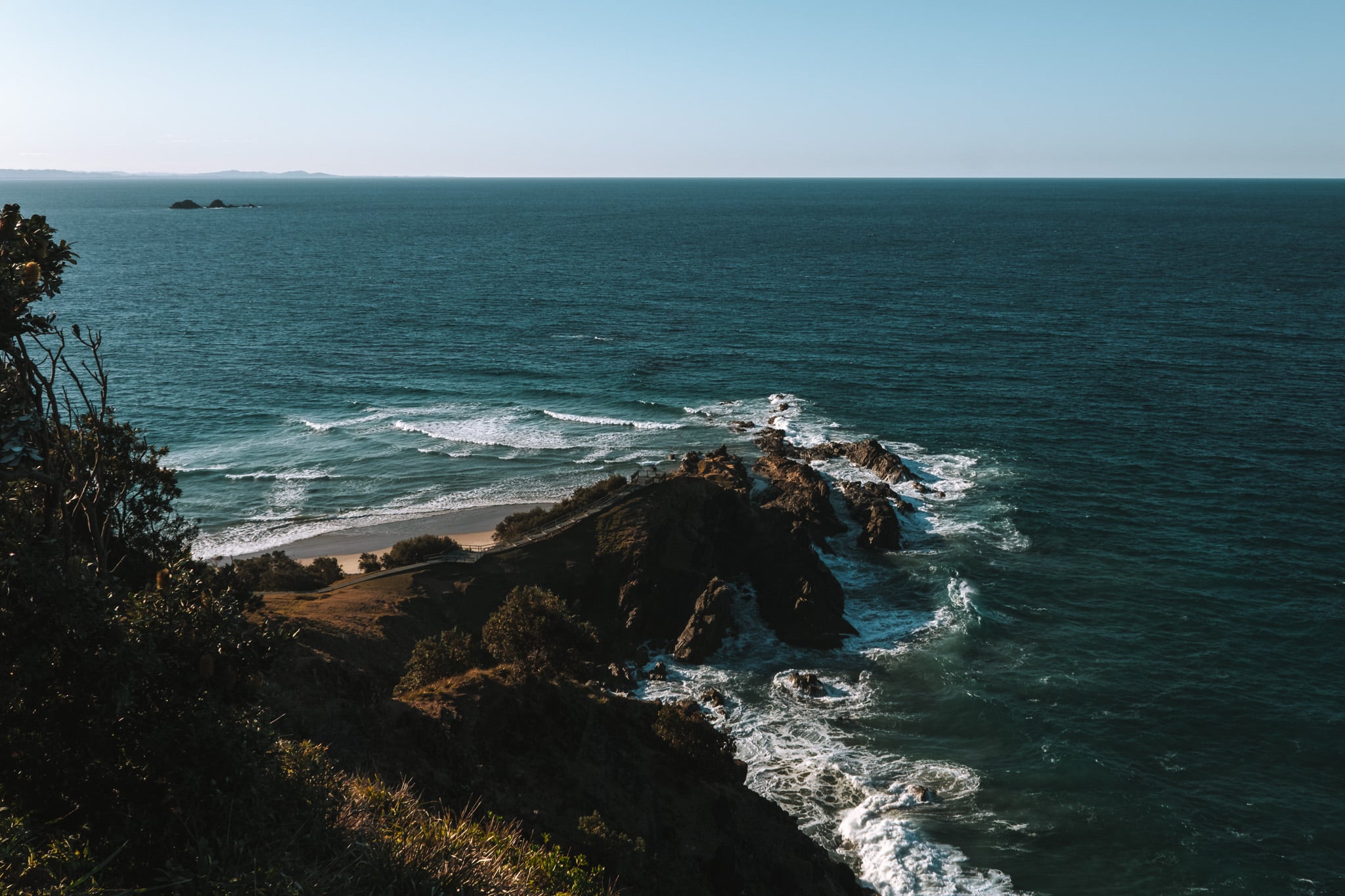 Cape Byron vue depuis le phare de Byron Bay en Australie