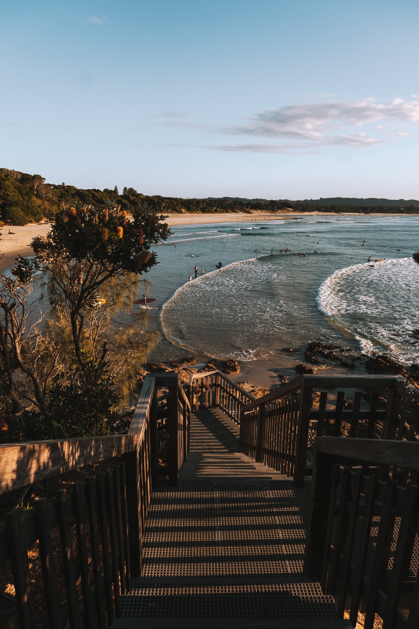 Point d'observation de The Pass à Byron Bay en Australie