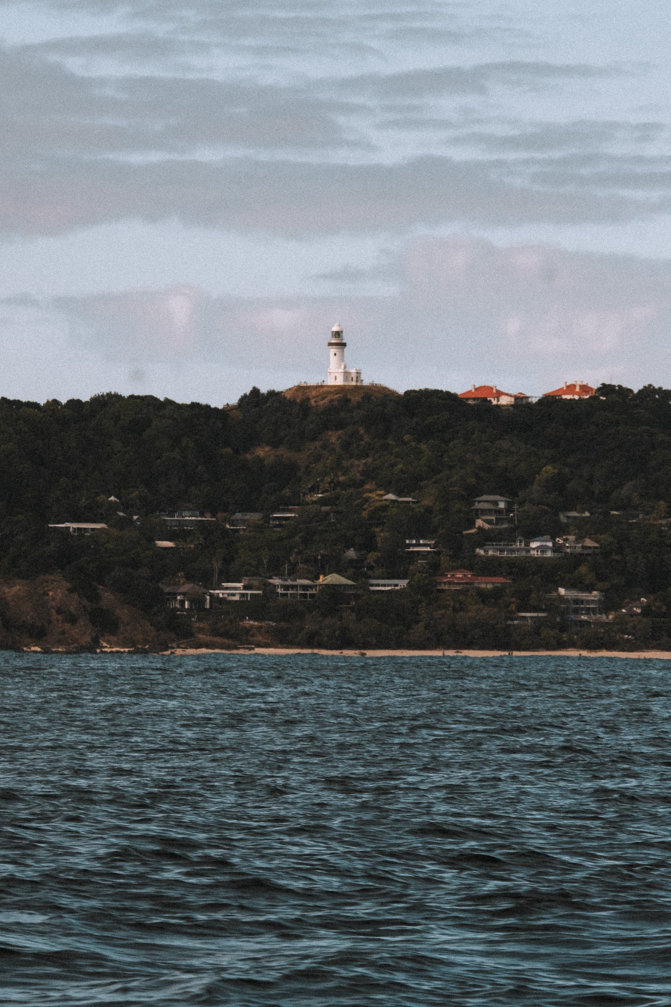 Le phare de Byron Bay vue depuis la mer