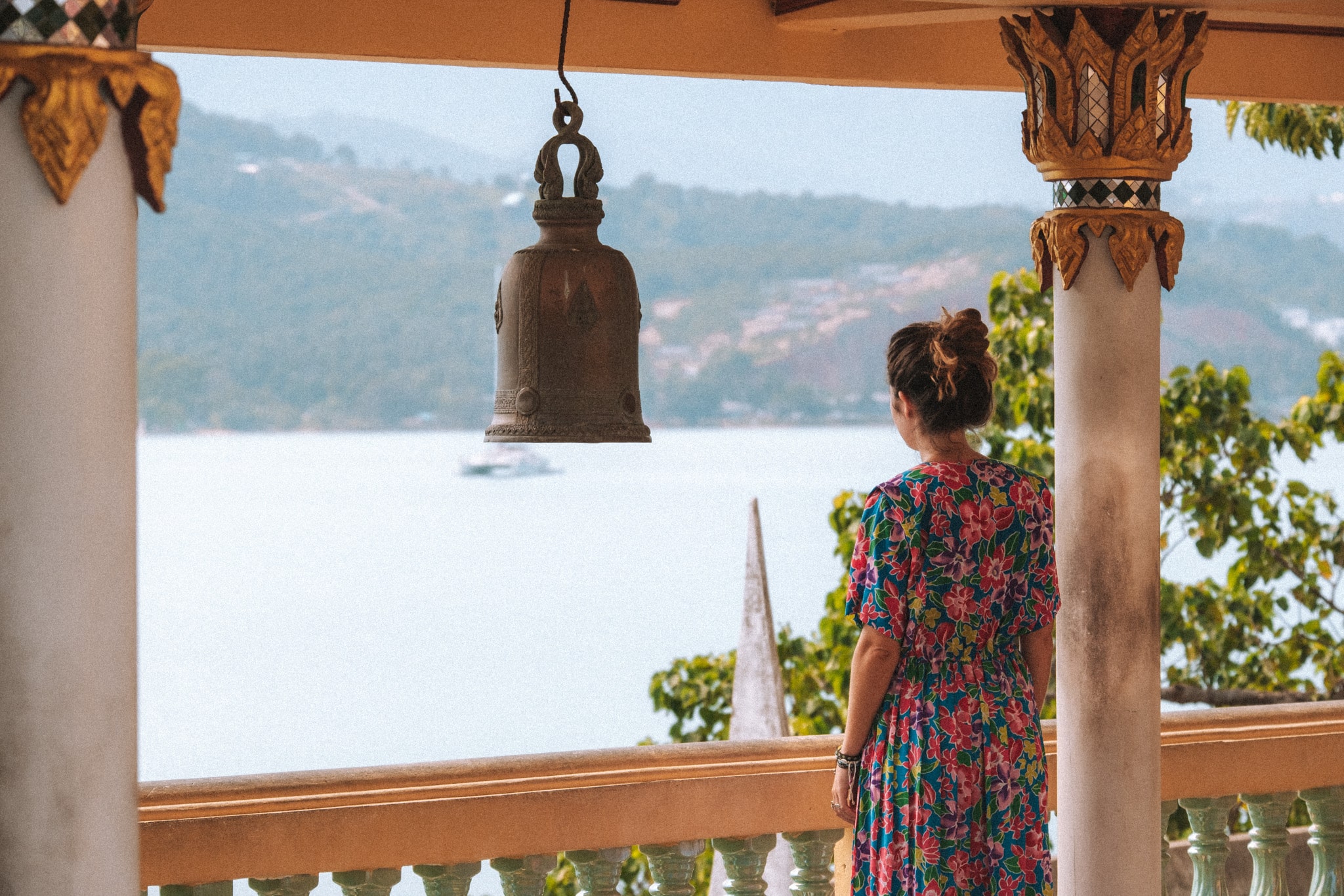 vue depuis wat phra yai koh samui