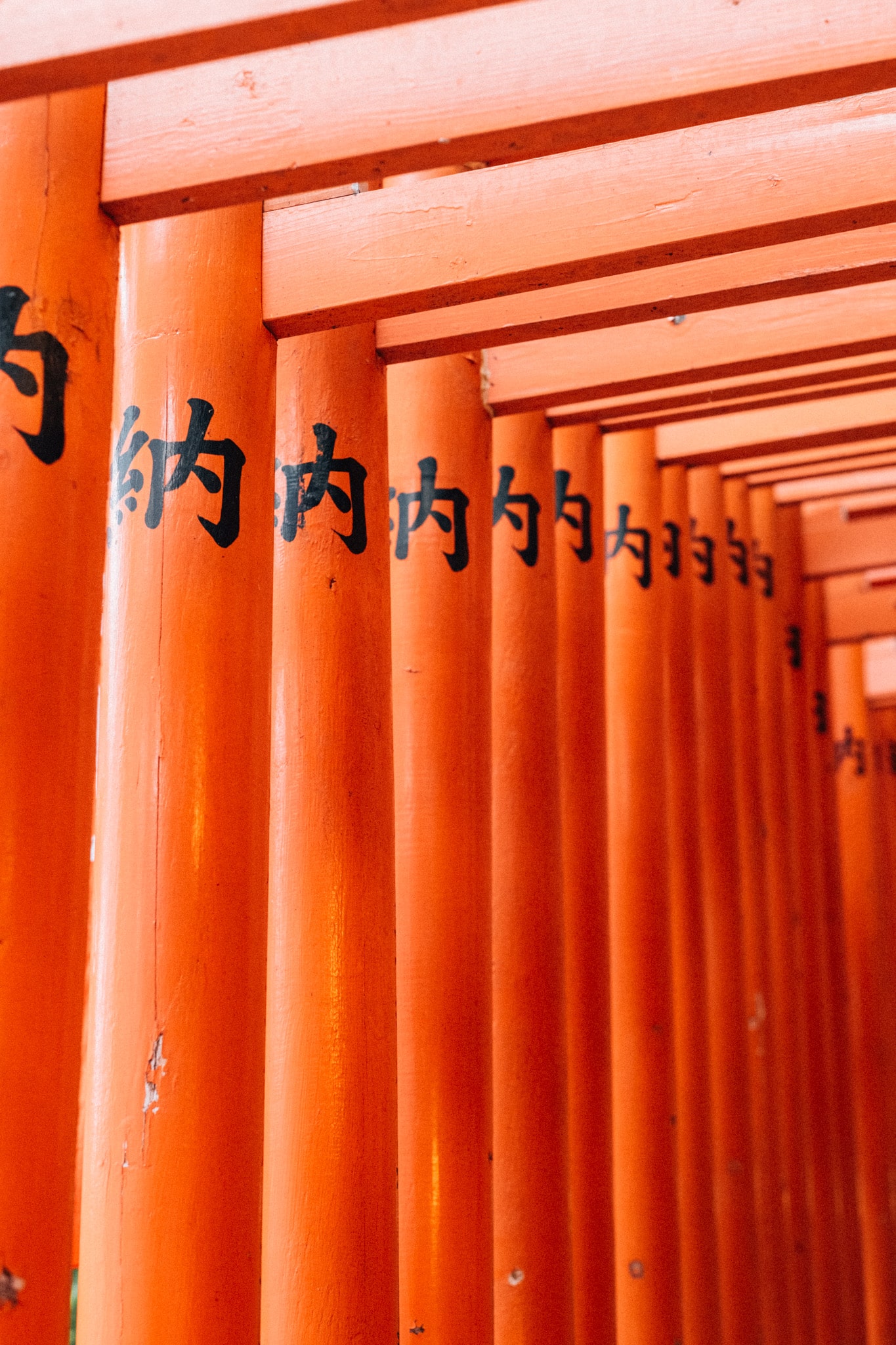 detail de Tori au Hie-jinja Shrine