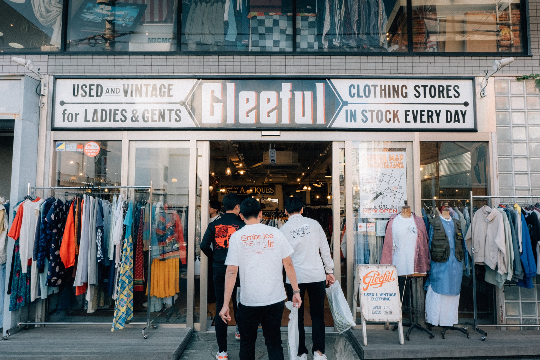 vintage shopping à Shimokitazawa