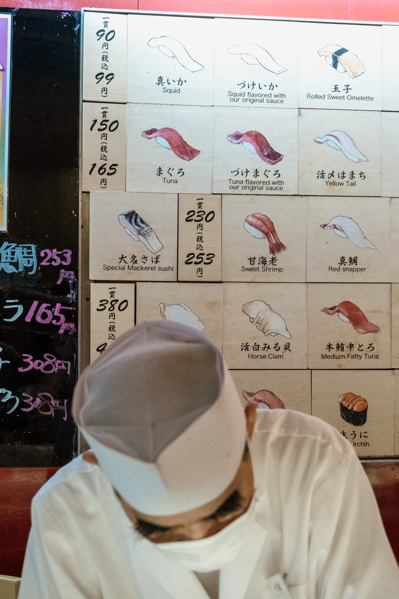 delicieux sushis à Tokyo : Tsukiji Sushico