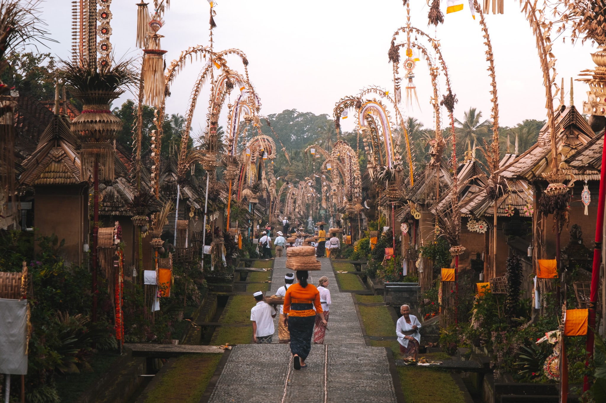ceremonie de galungan a penglipuran