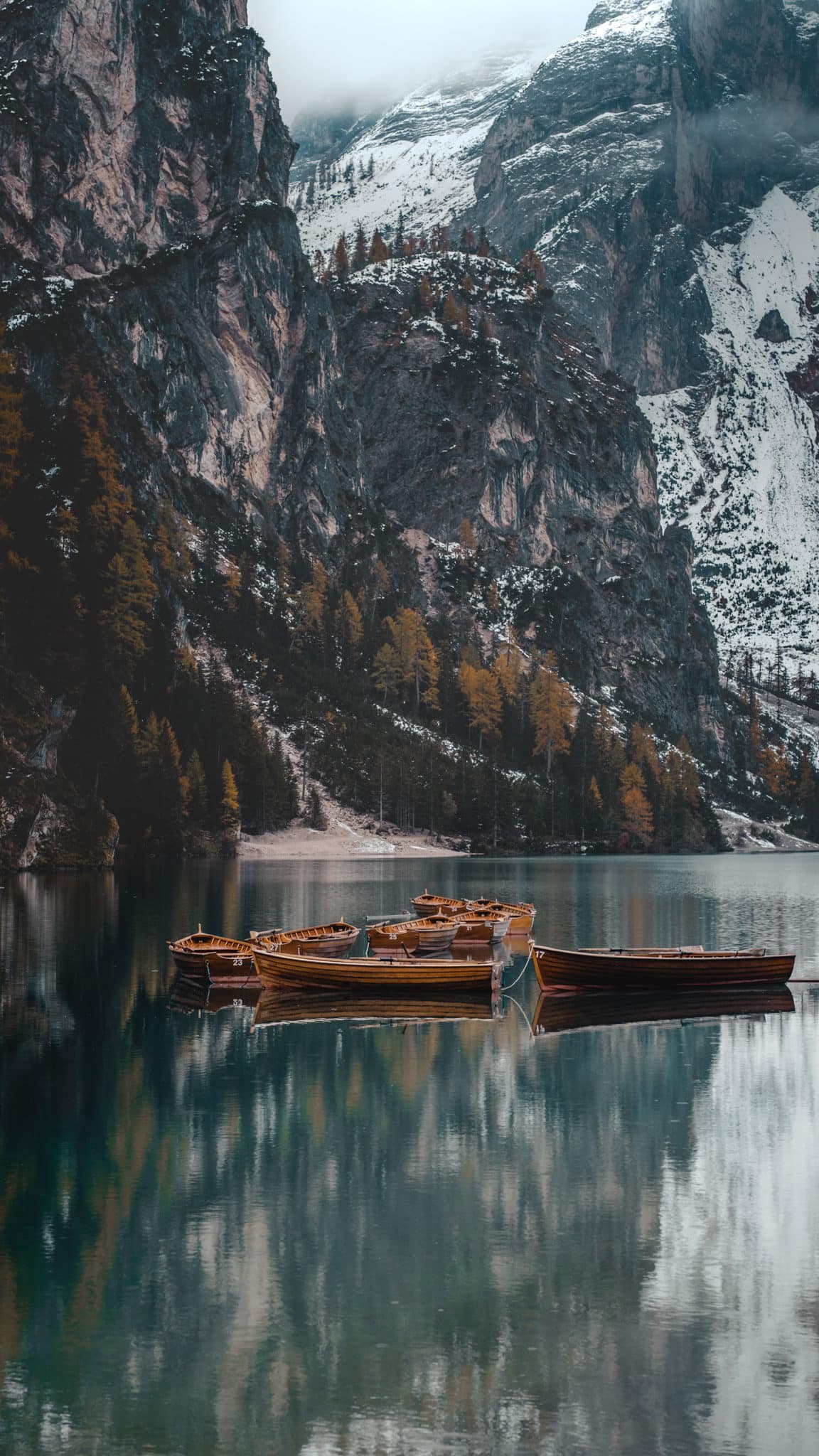 reflets du lac de braies