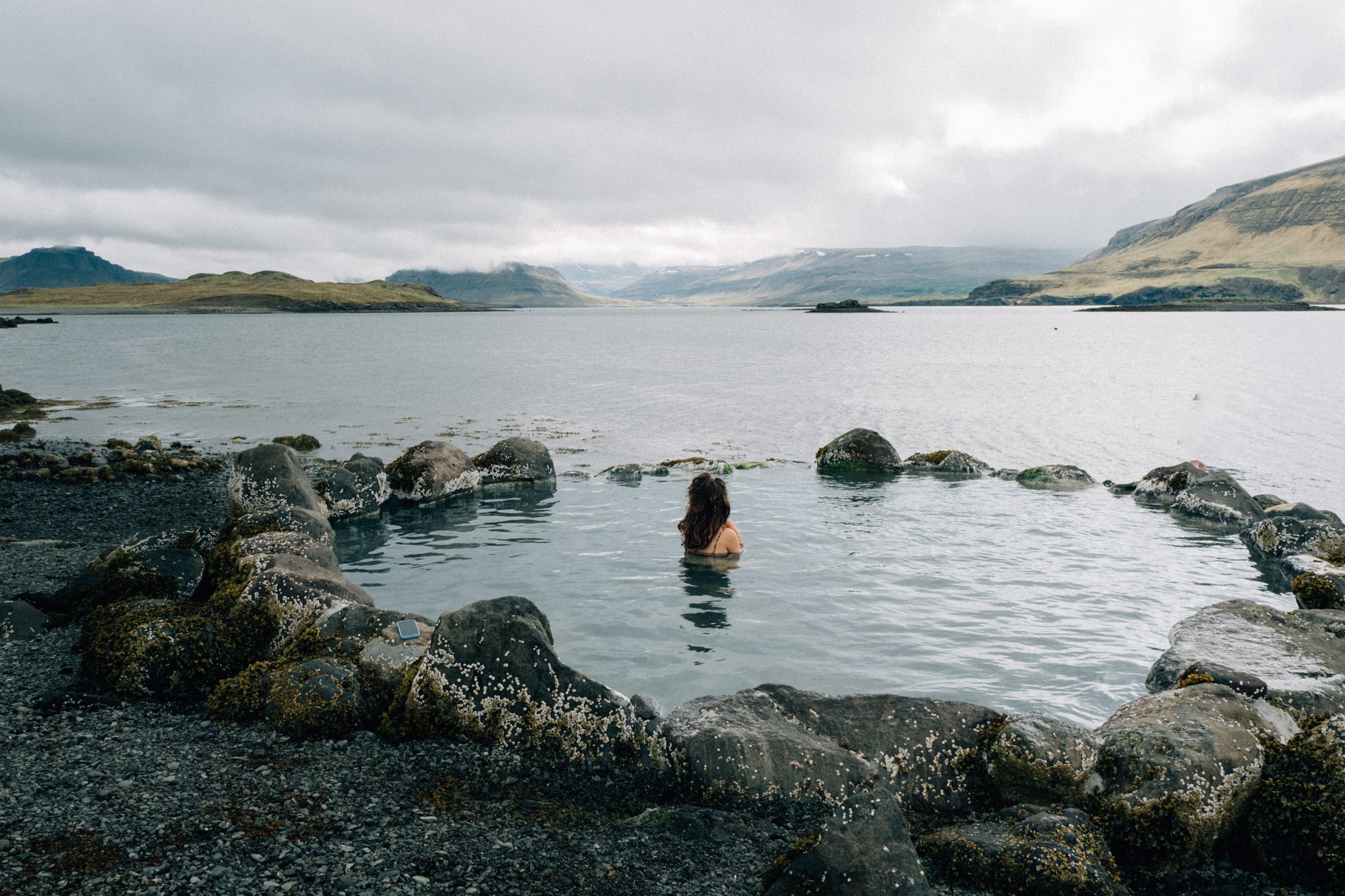 un bassin du spa hvammsvik hot springs