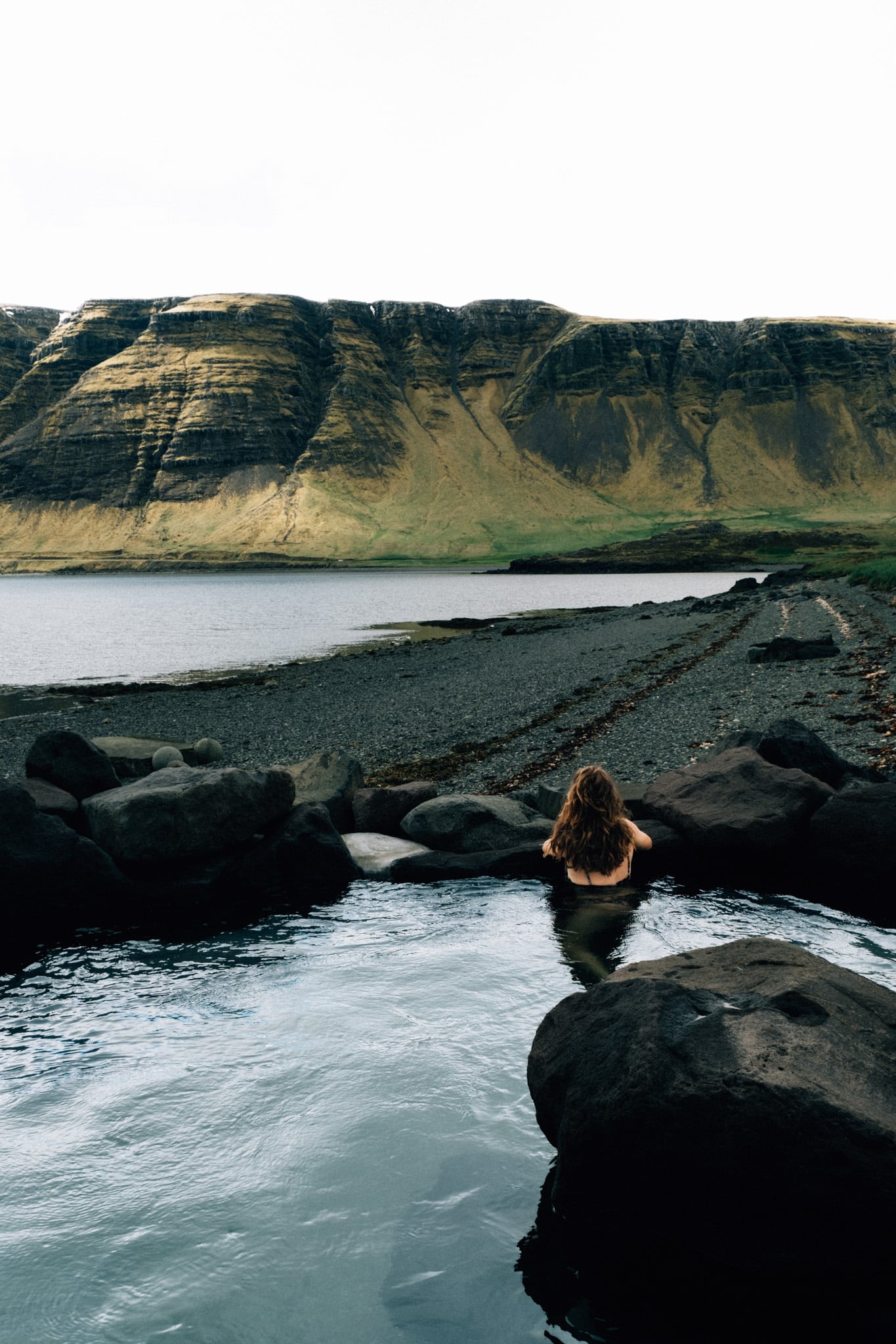 un bassin du spa hvammsvik hot springs