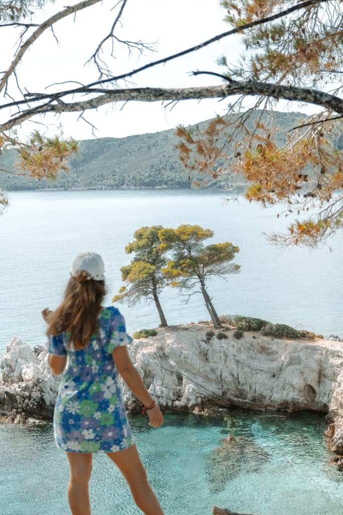 visiter skopelos en grece : plage Amarantos