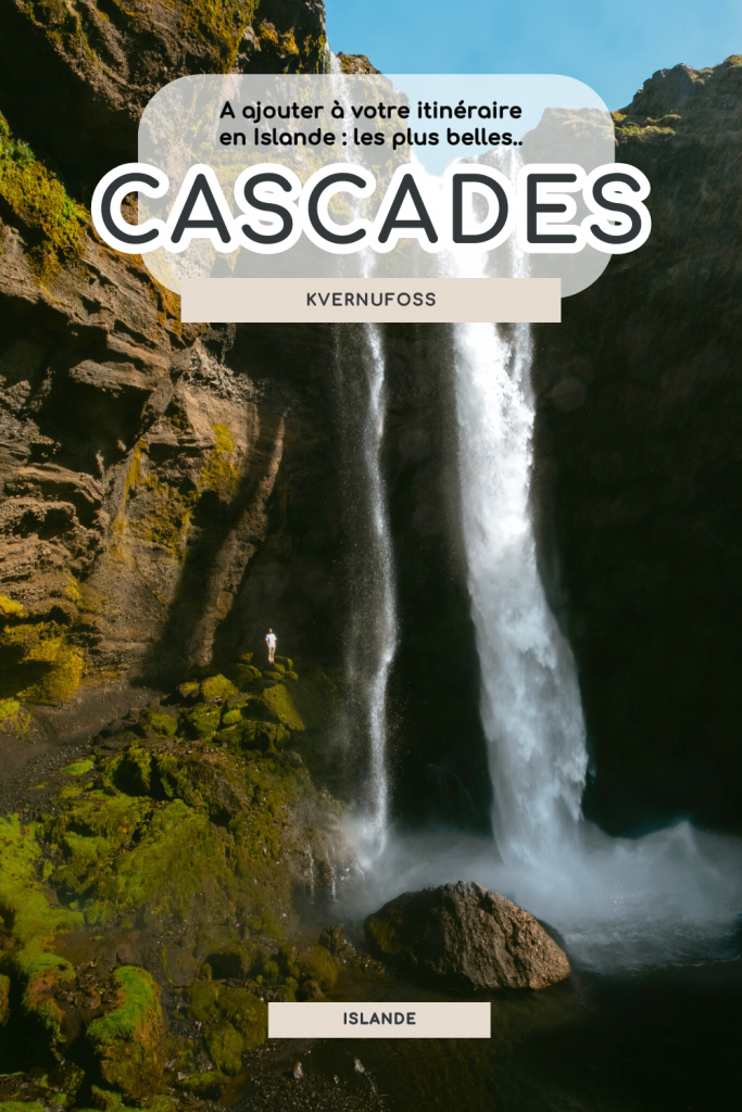 pinterest pin cascades islande