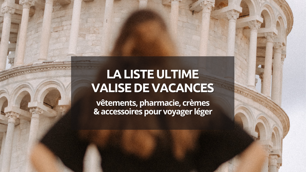 miniature check list valise vacances