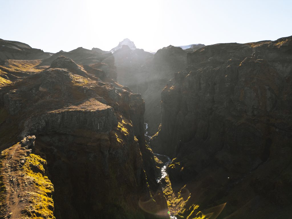 mulagljufur canyon et ses cascades : pépites en islande