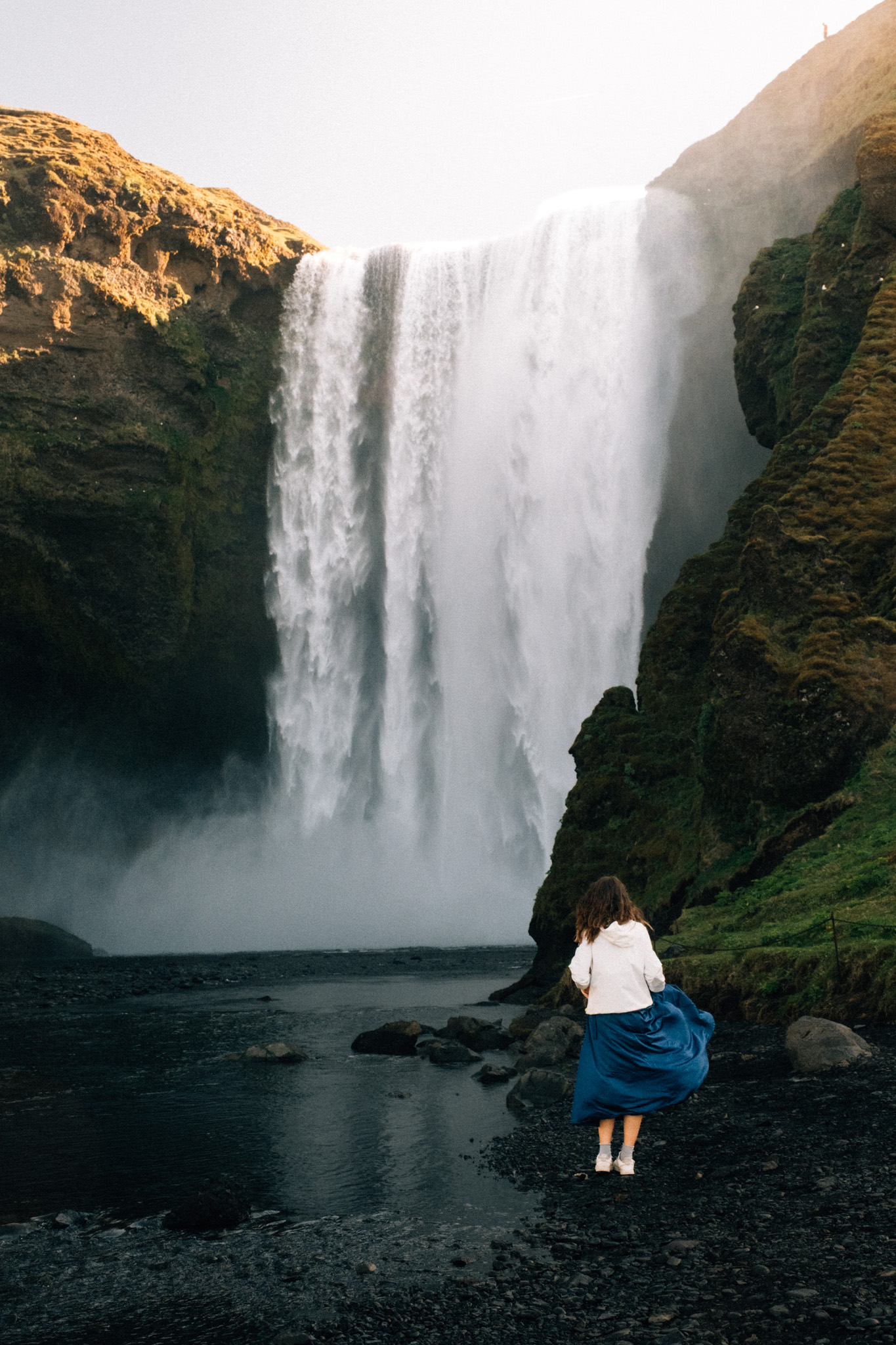 skogafoss cascades celebre islande