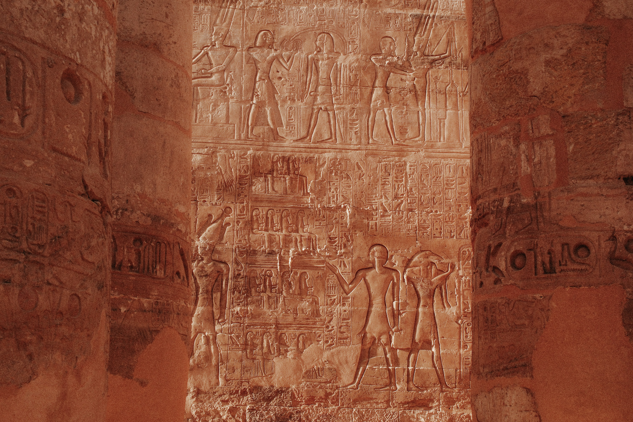 temple de karnak majestueux