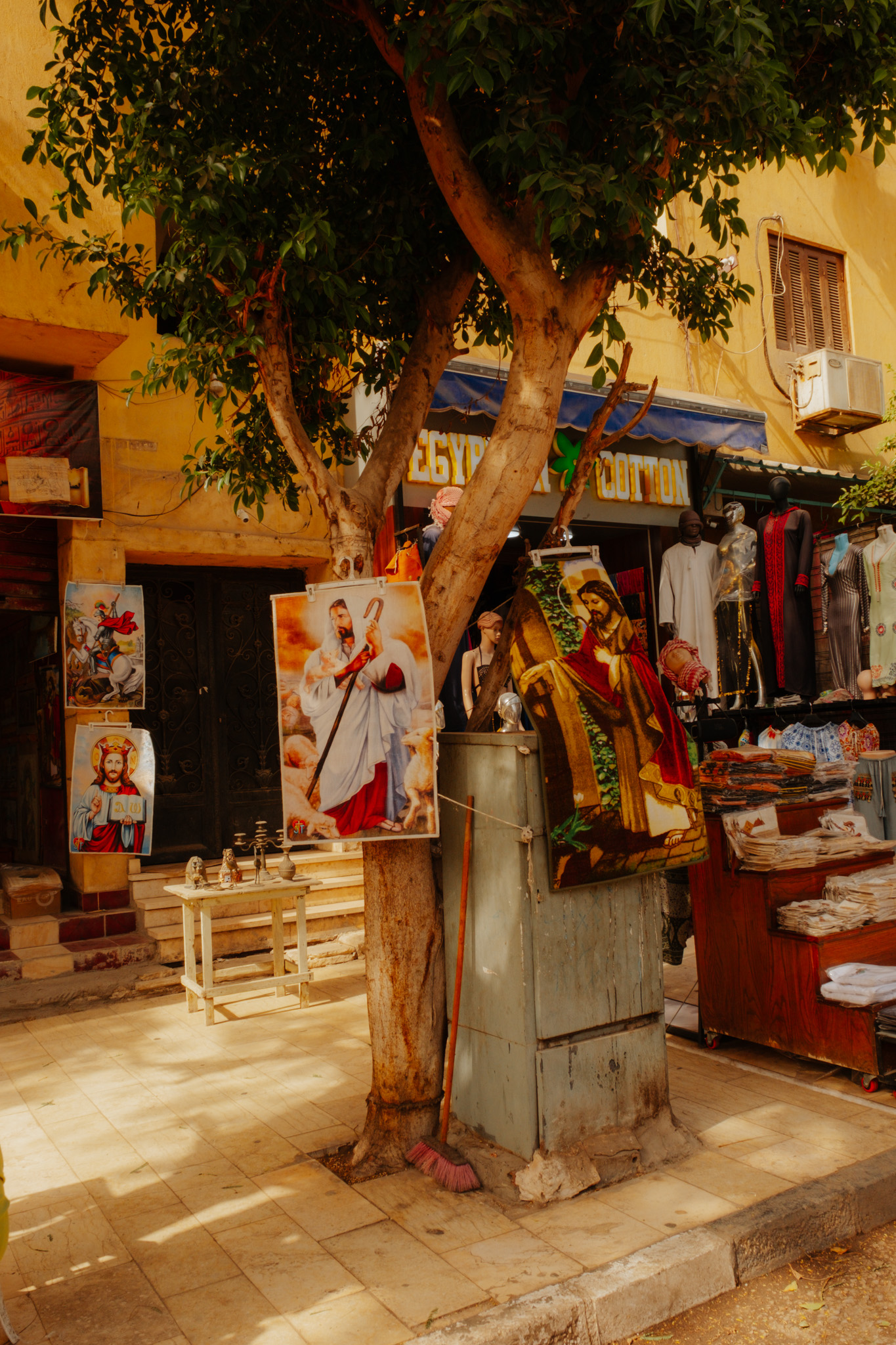rue du quartier copte au caire