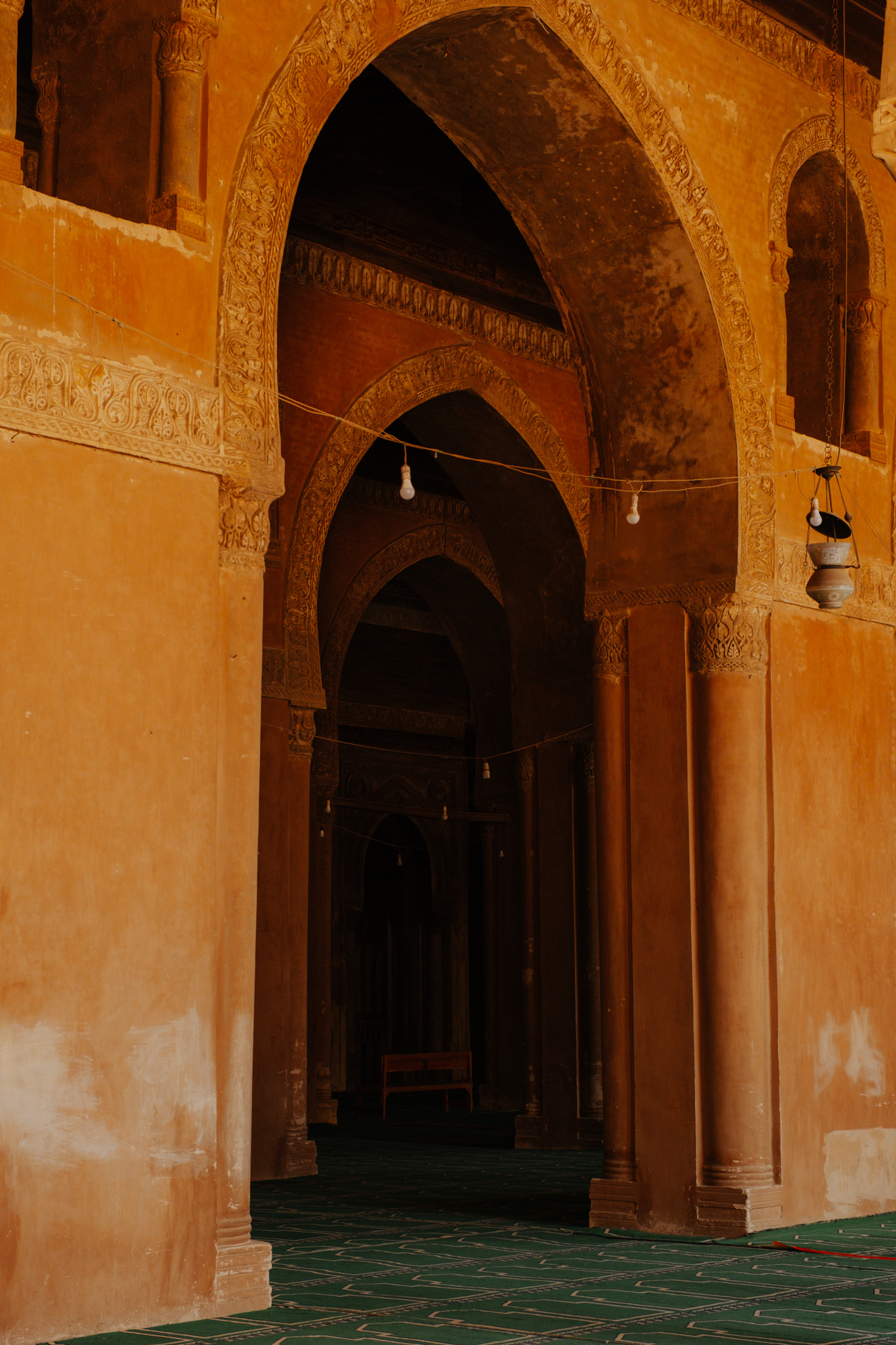 interieur de la mosque ibn tulun