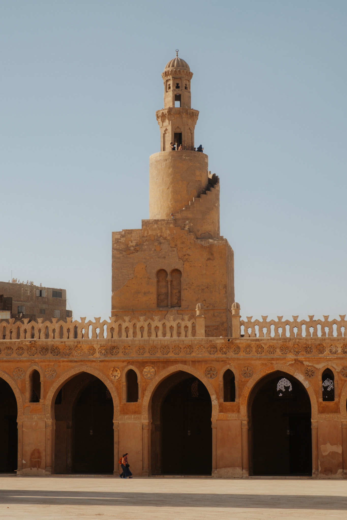 le caire - minaret mosquée ibn tulun