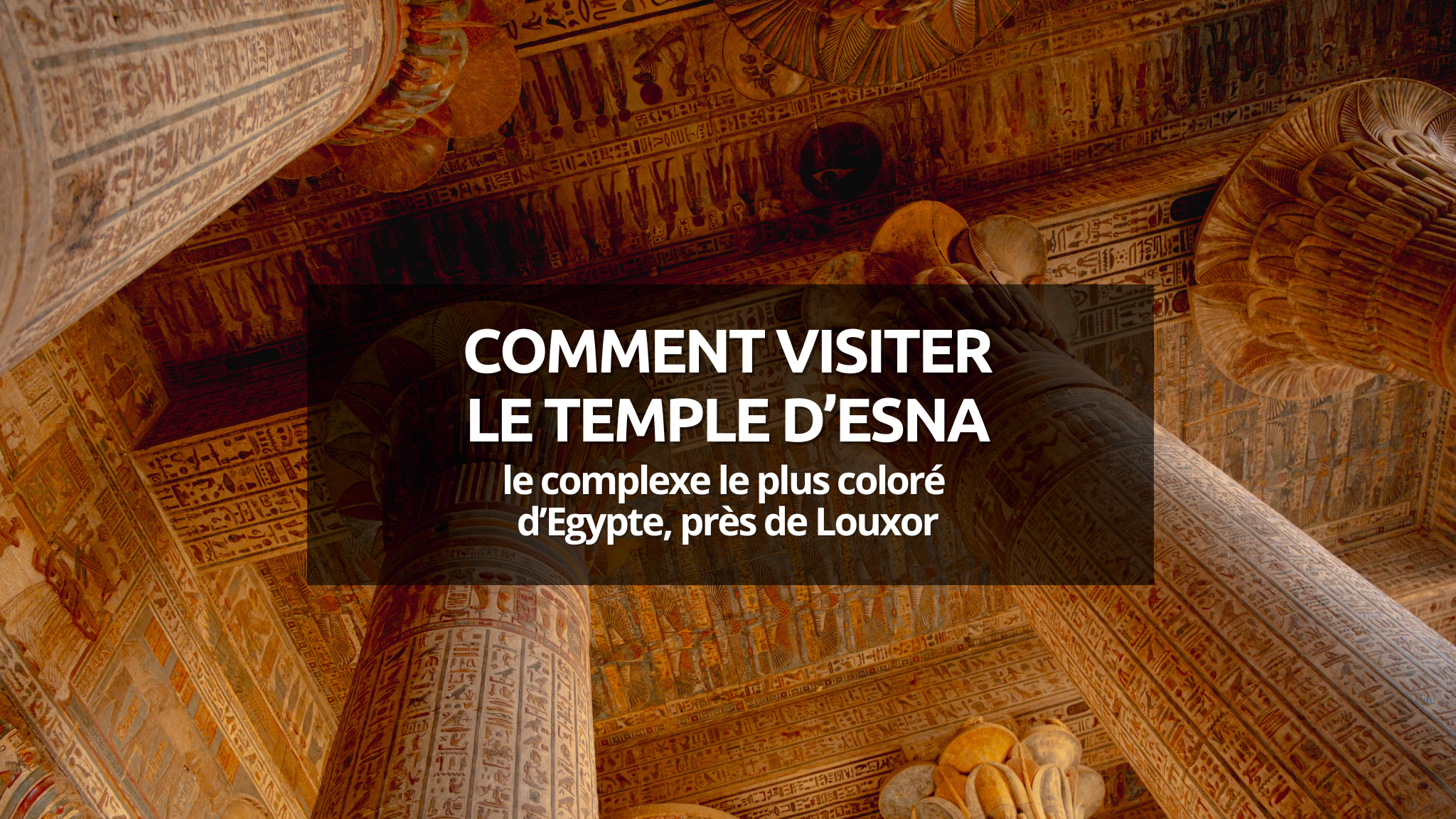 temple d'esna egypte