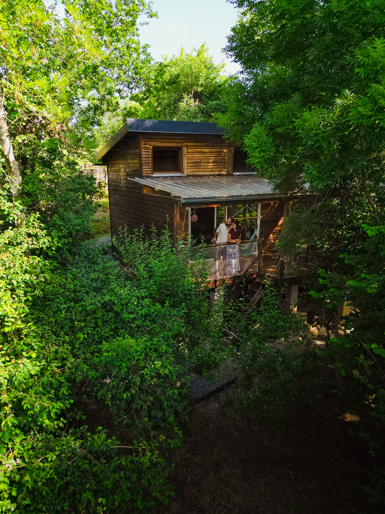 logement insolite béarn cabane arbres tordus