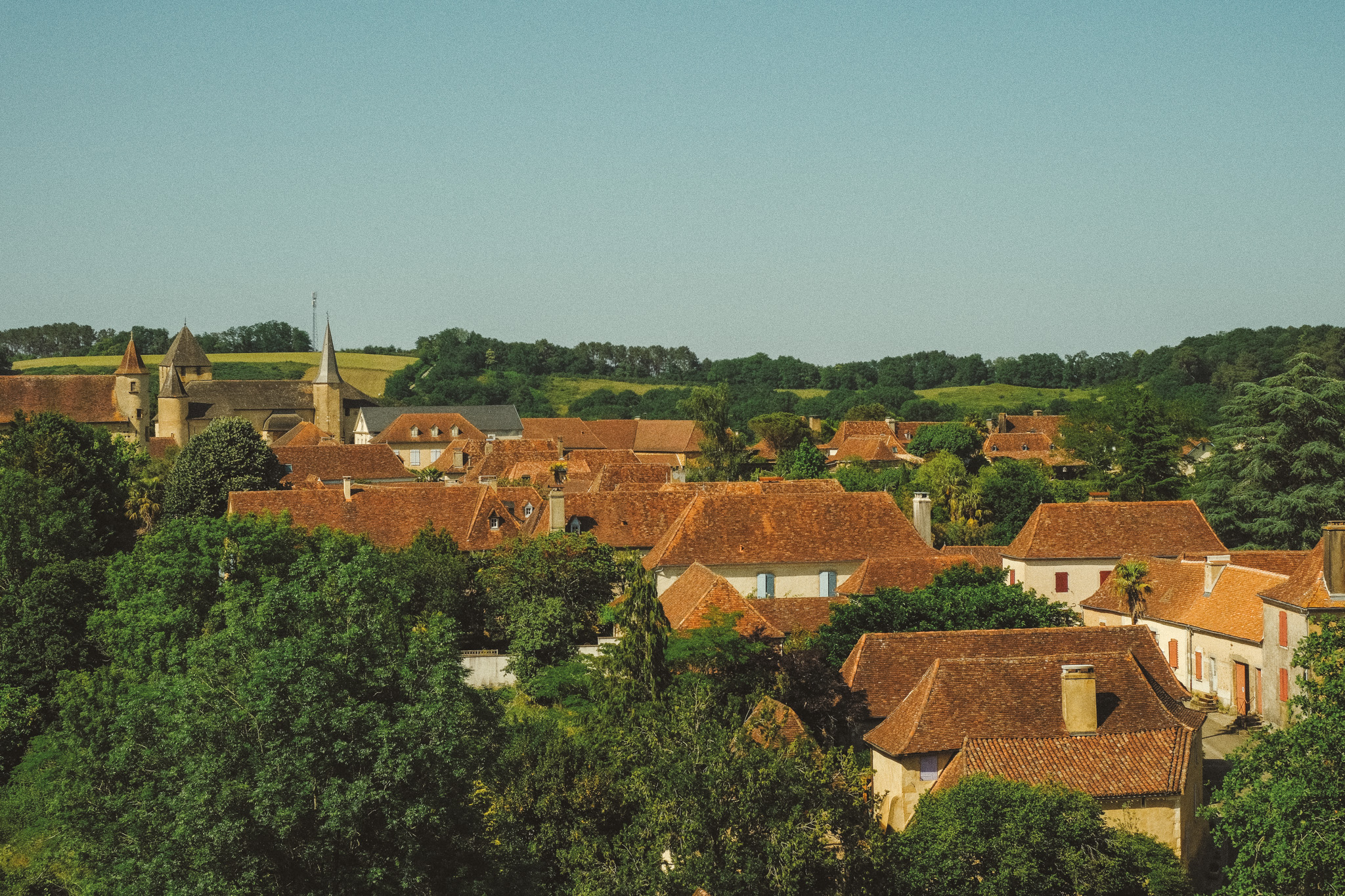 vue sur morlanne depuis le chateau