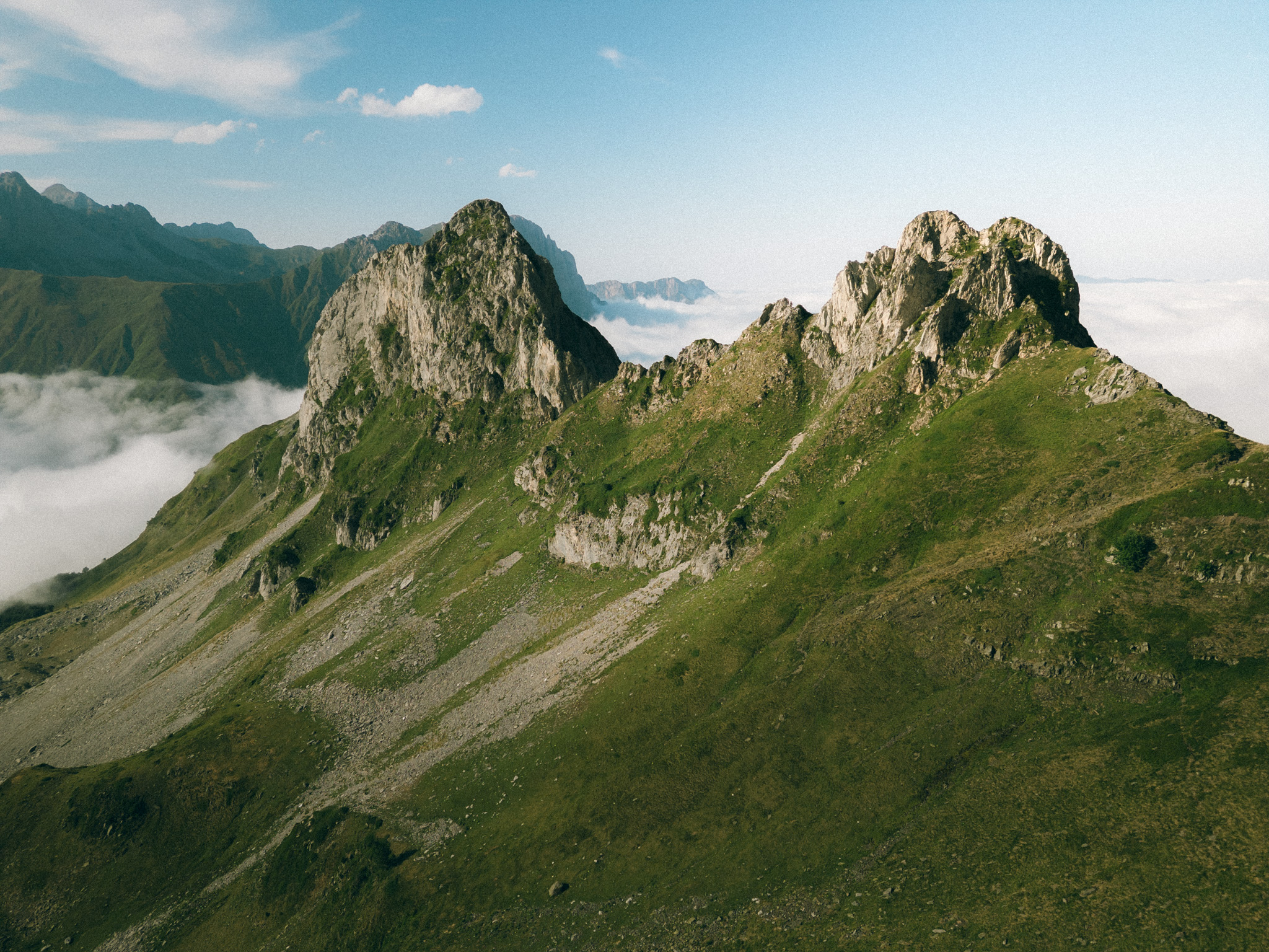 vue depuis le lac d'ansabère