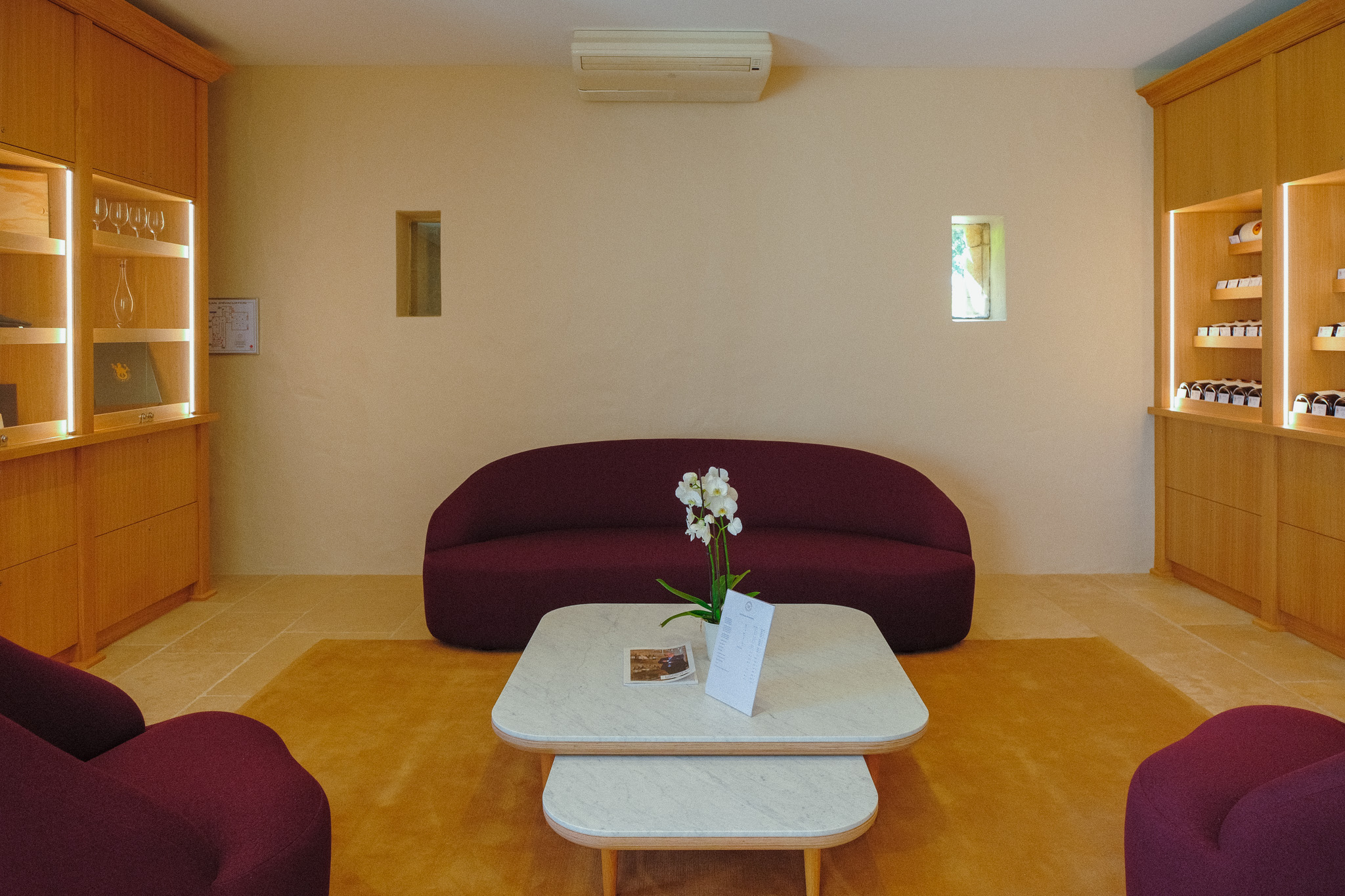 salle dégustation chateau quintus